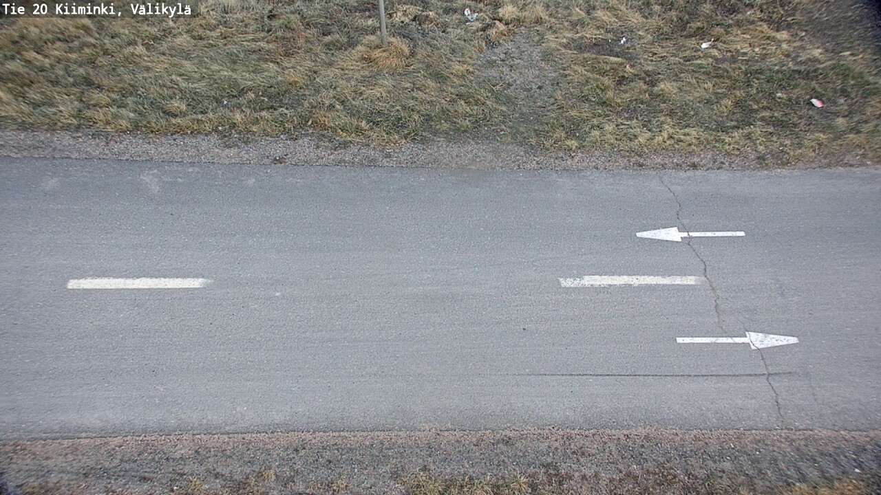 Weather Camera Image Väg 20 Uleåborg Kiiminki, Välikylä, Oulu, Pohjois-Pohjanmaa