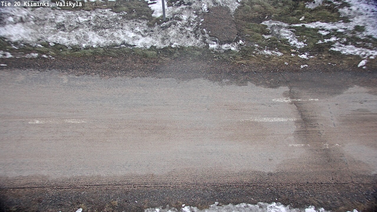 Weather Camera Image Väg 20 Uleåborg Kiiminki, Välikylä, Oulu, Pohjois-Pohjanmaa