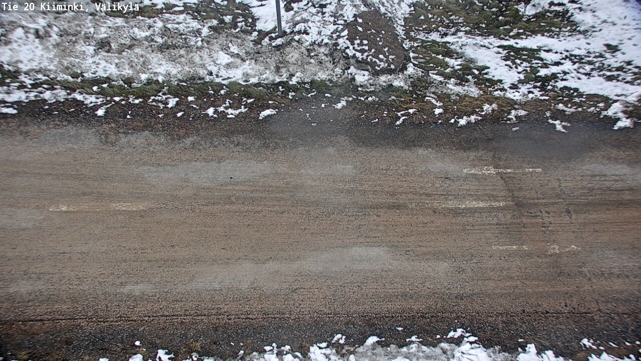 Weather Camera Image Väg 20 Uleåborg Kiiminki, Välikylä, Oulu, Pohjois-Pohjanmaa