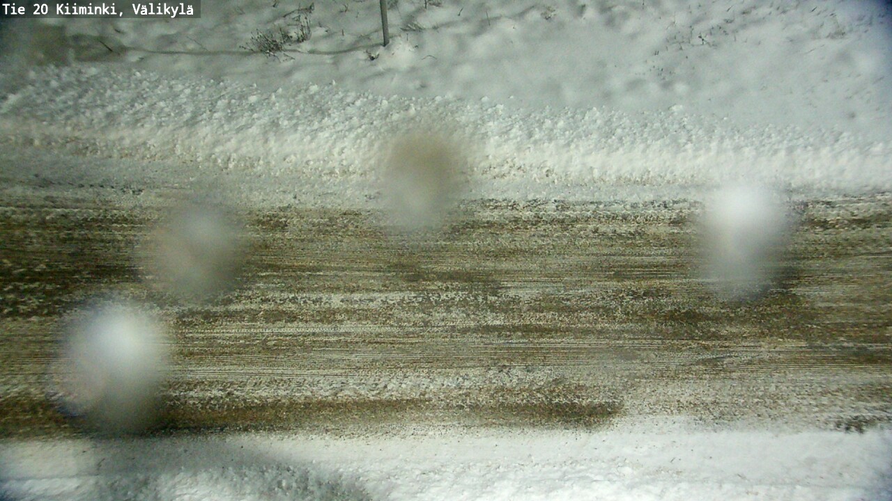 Weather Camera Image Väg 20 Uleåborg Kiiminki, Välikylä, Oulu, Pohjois-Pohjanmaa