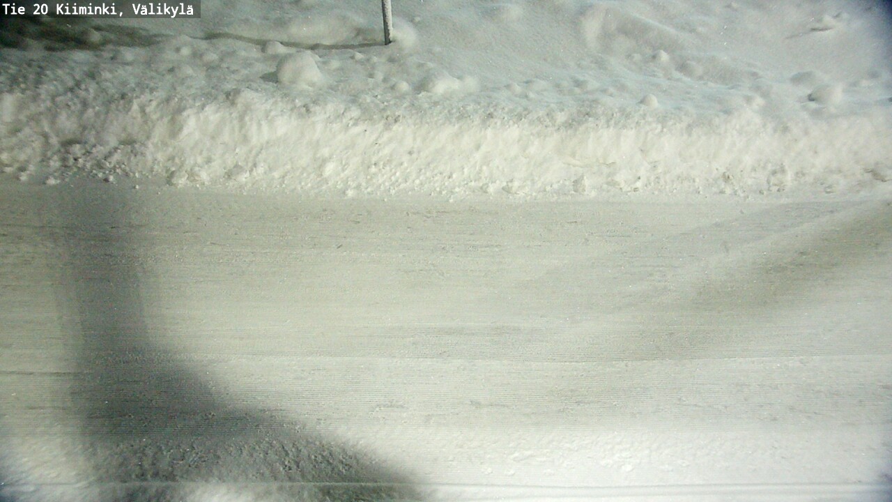 Weather Camera Image Väg 20 Uleåborg Kiiminki, Välikylä, Oulu, Pohjois-Pohjanmaa