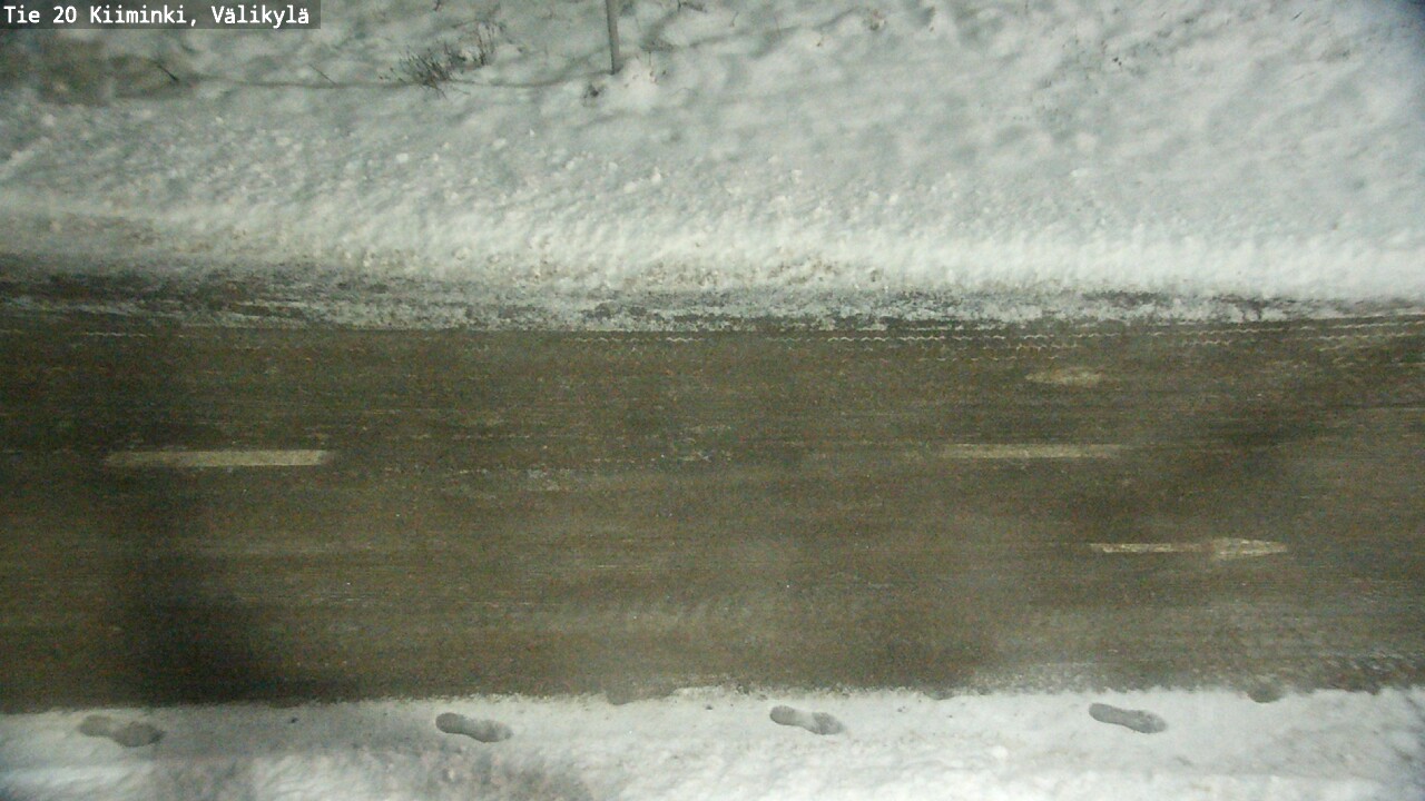 Weather Camera Image Väg 20 Uleåborg Kiiminki, Välikylä, Oulu, Pohjois-Pohjanmaa