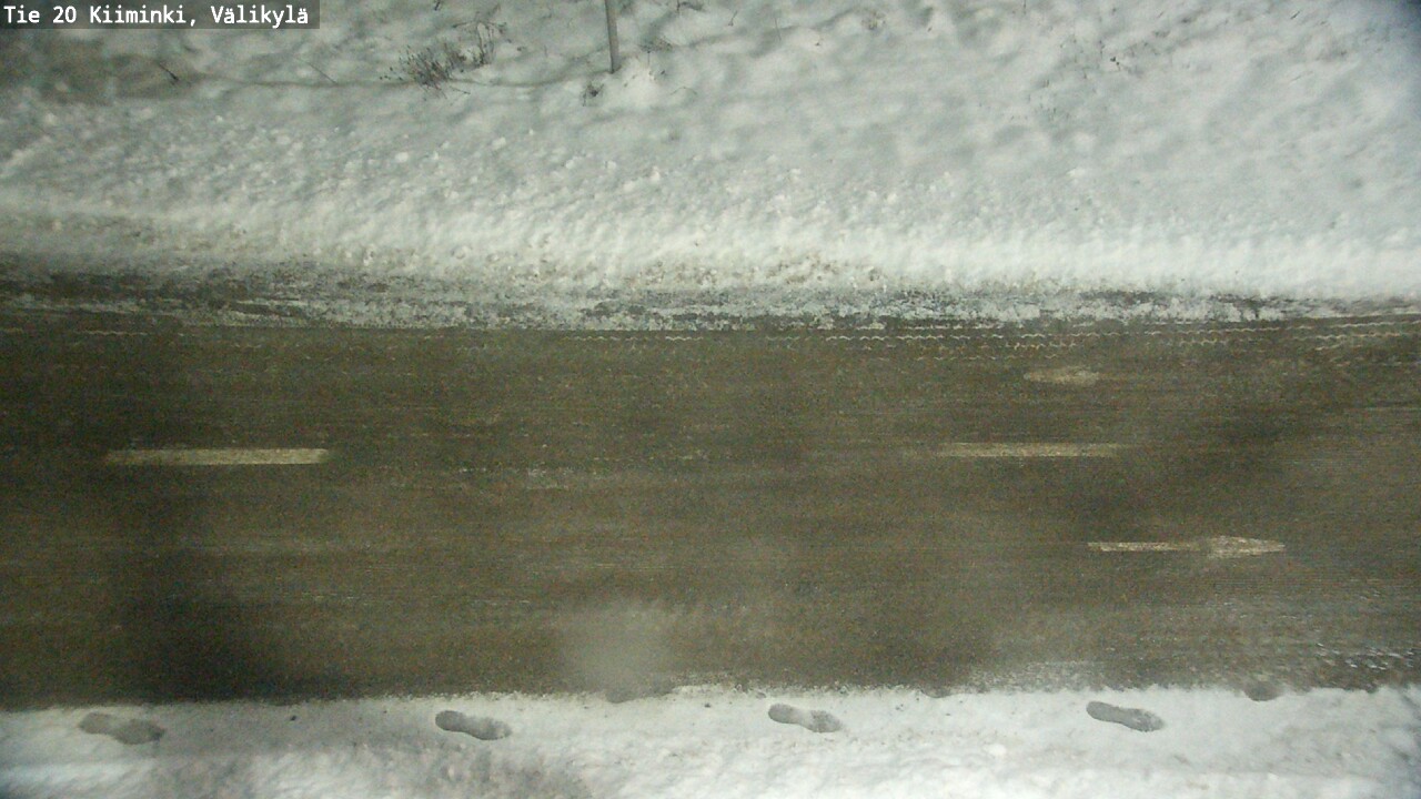 Weather Camera Image Väg 20 Uleåborg Kiiminki, Välikylä, Oulu, Pohjois-Pohjanmaa
