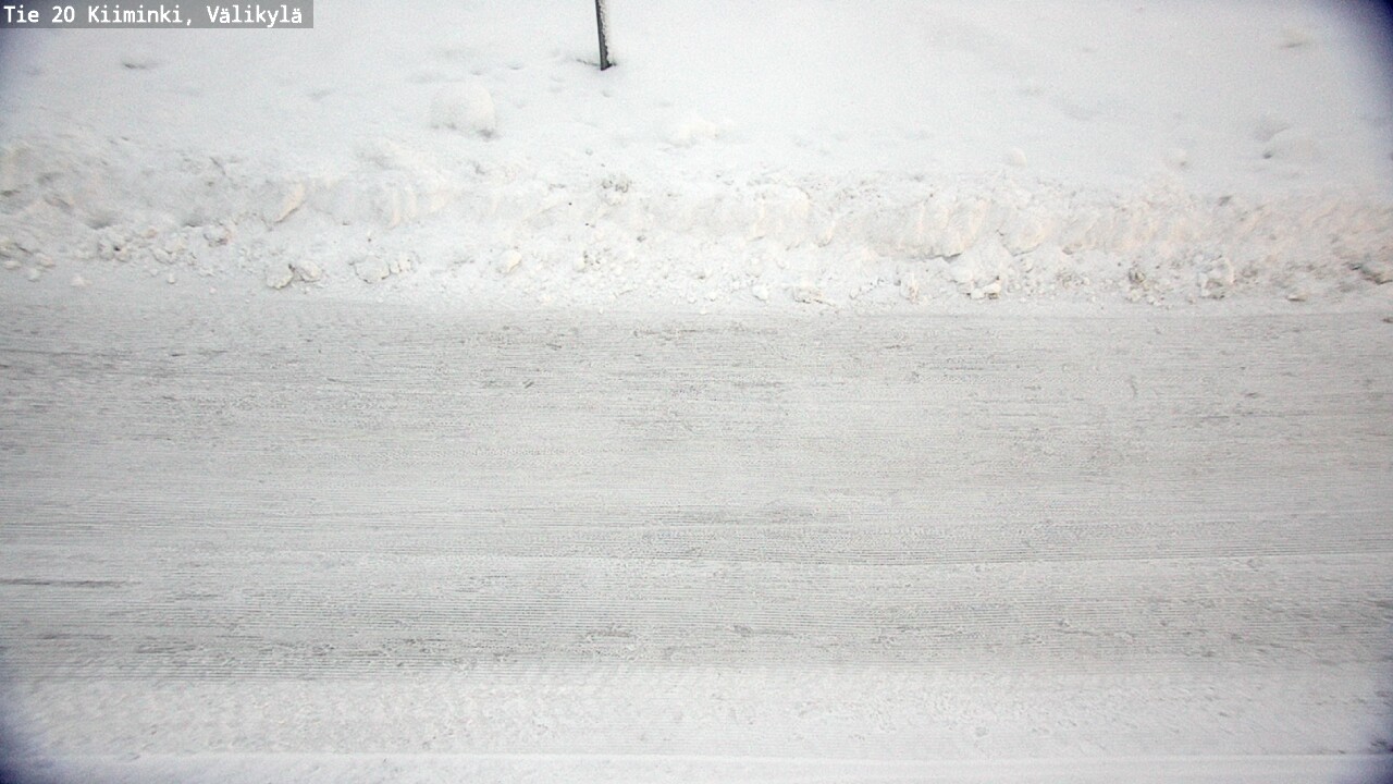 Weather Camera Image Väg 20 Uleåborg Kiiminki, Välikylä, Oulu, Pohjois-Pohjanmaa
