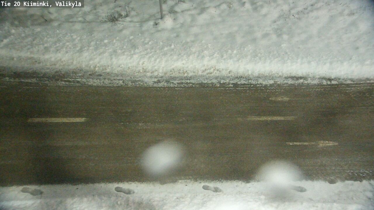 Weather Camera Image Väg 20 Uleåborg Kiiminki, Välikylä, Oulu, Pohjois-Pohjanmaa