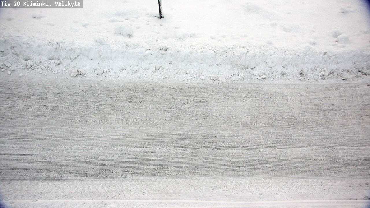 Weather Camera Image Väg 20 Uleåborg Kiiminki, Välikylä, Oulu, Pohjois-Pohjanmaa