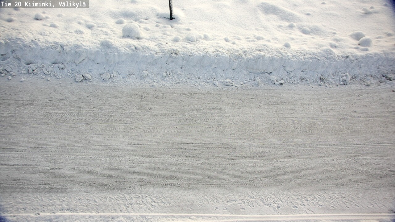 Weather Camera Image Väg 20 Uleåborg Kiiminki, Välikylä, Oulu, Pohjois-Pohjanmaa