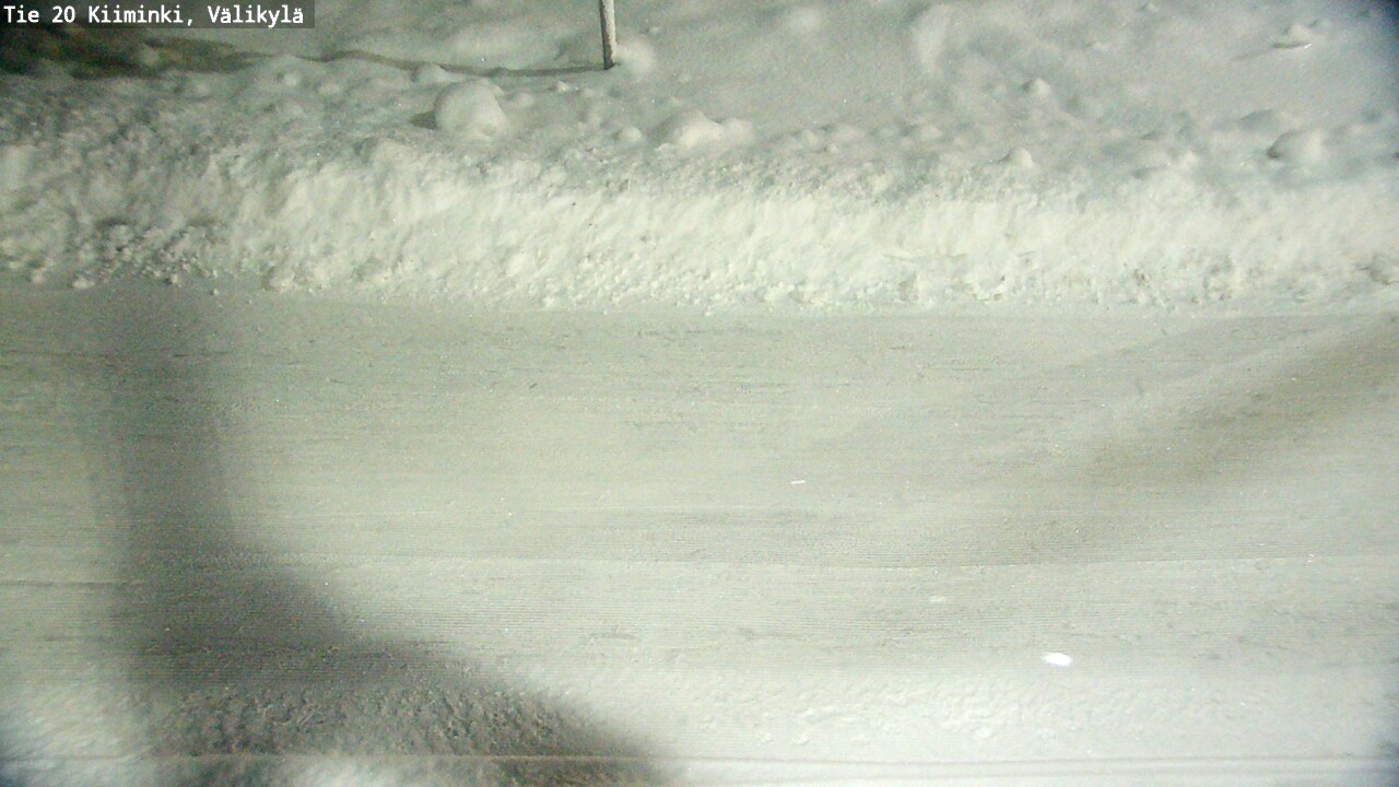 Weather Camera Image Väg 20 Uleåborg Kiiminki, Välikylä, Oulu, Pohjois-Pohjanmaa