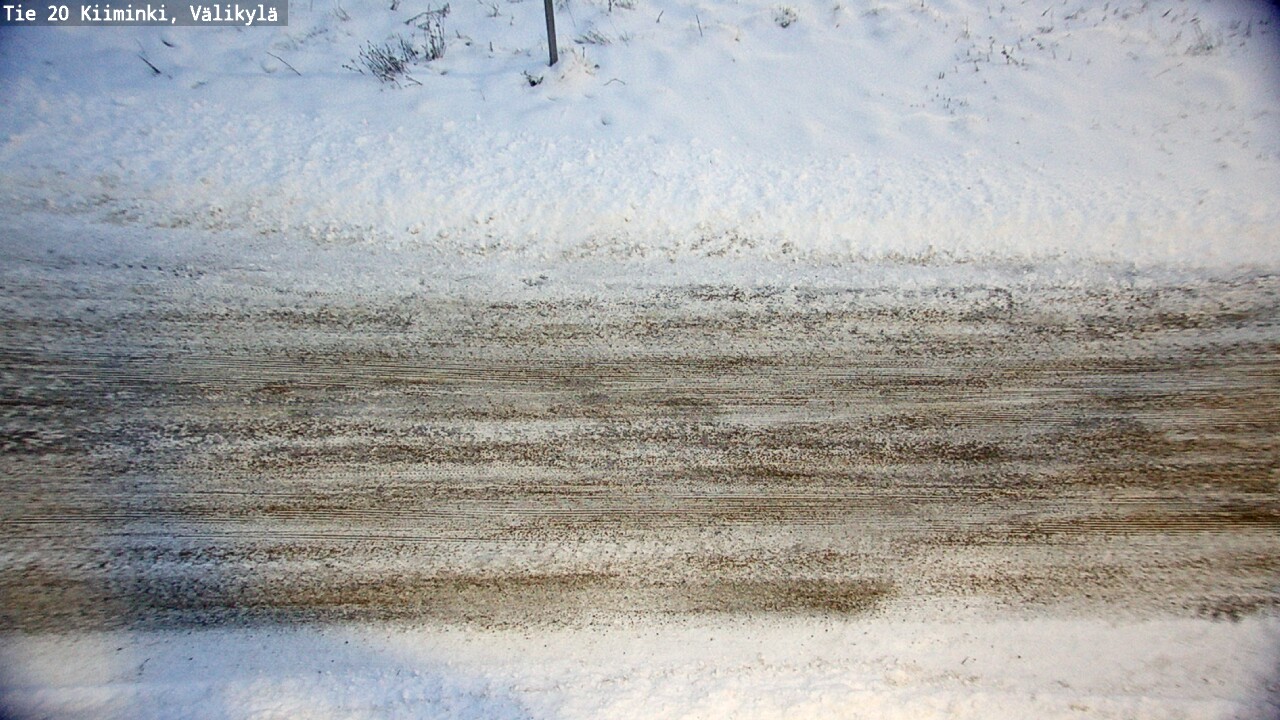 Weather Camera Image Väg 20 Uleåborg Kiiminki, Välikylä, Oulu, Pohjois-Pohjanmaa