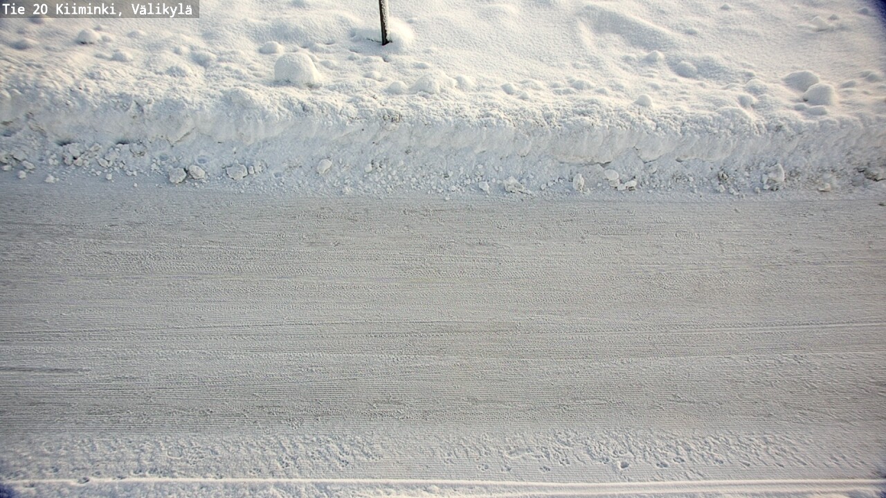Weather Camera Image Väg 20 Uleåborg Kiiminki, Välikylä, Oulu, Pohjois-Pohjanmaa
