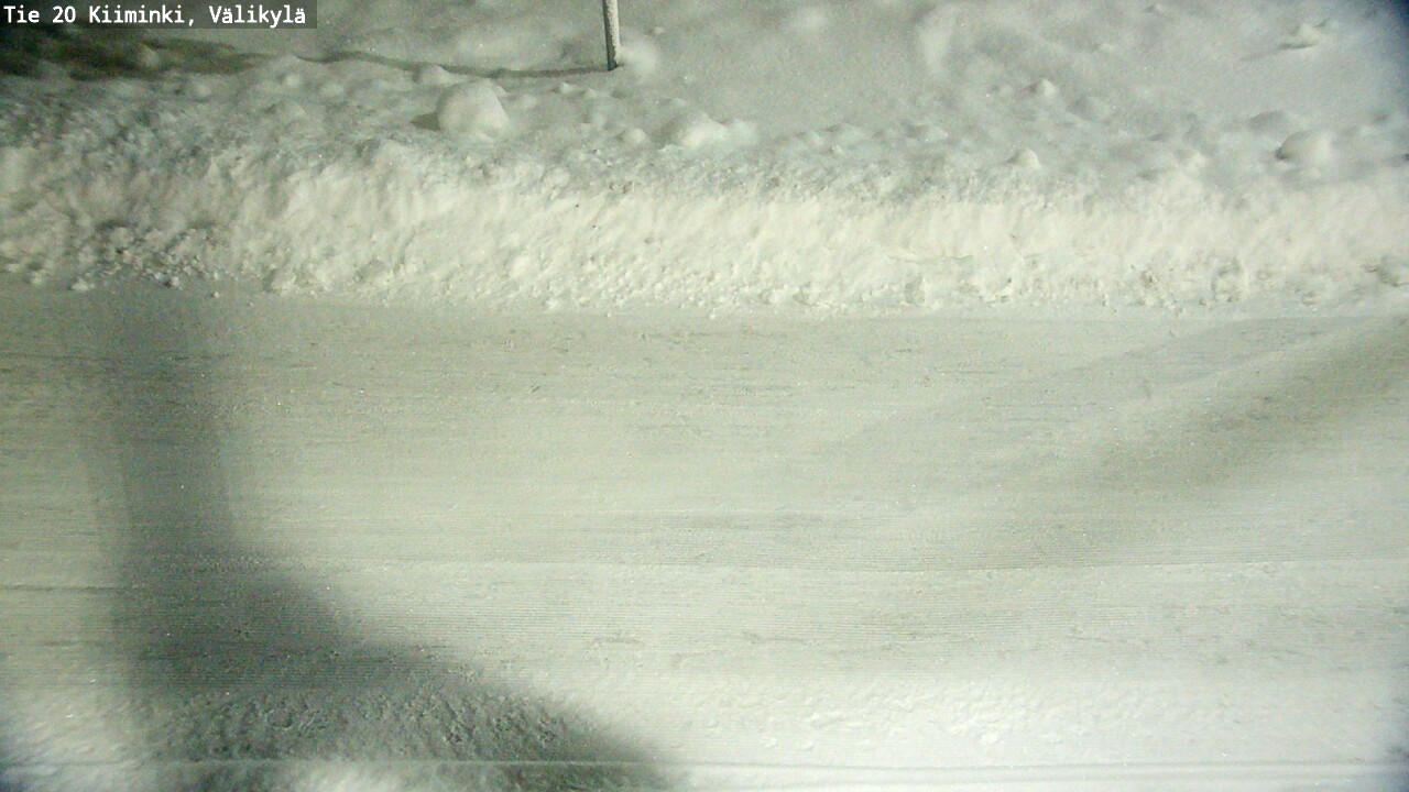 Weather Camera Image Väg 20 Uleåborg Kiiminki, Välikylä, Oulu, Pohjois-Pohjanmaa