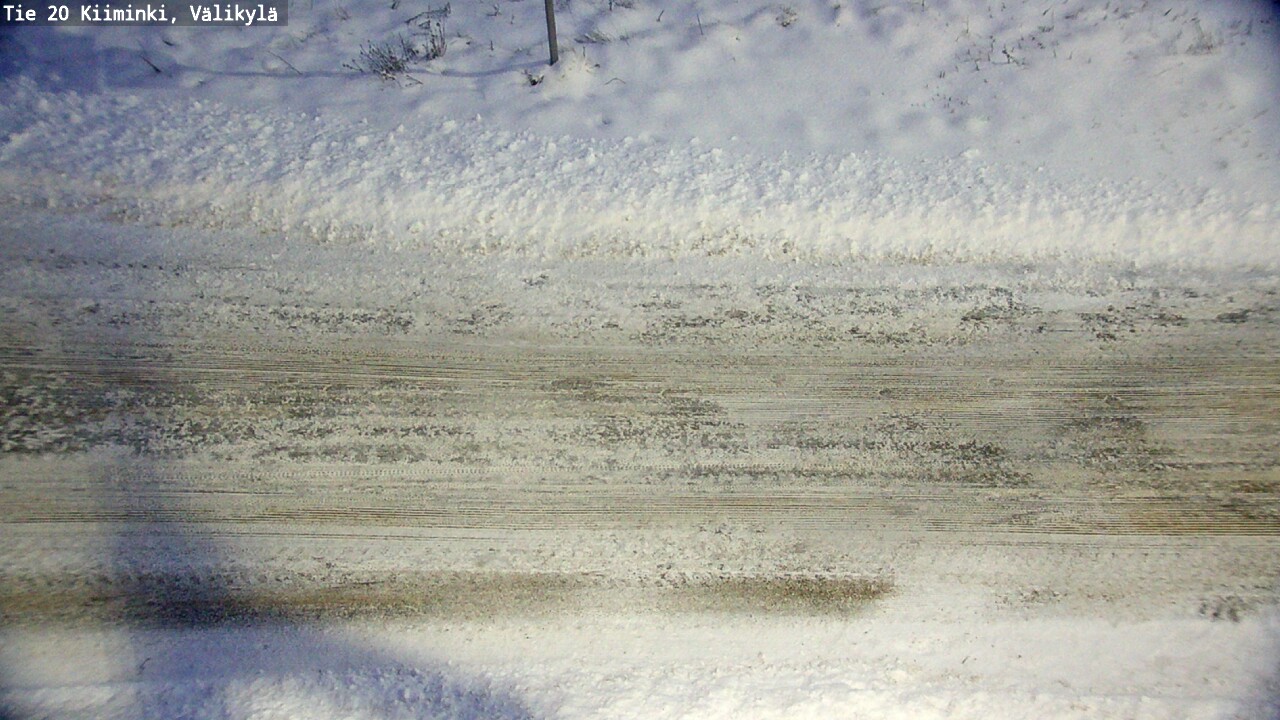 Weather Camera Image Väg 20 Uleåborg Kiiminki, Välikylä, Oulu, Pohjois-Pohjanmaa