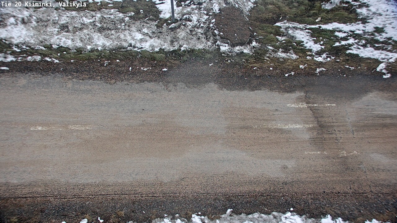 Weather Camera Image Väg 20 Uleåborg Kiiminki, Välikylä, Oulu, Pohjois-Pohjanmaa