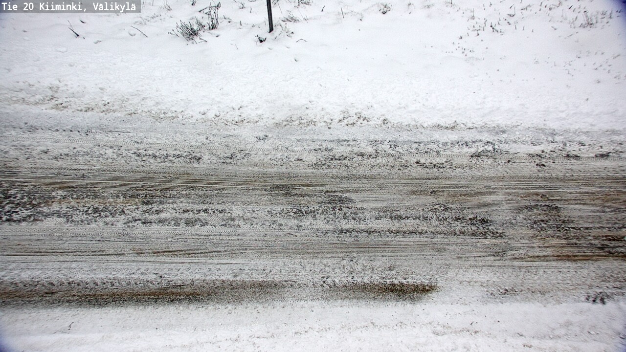 Weather Camera Image Väg 20 Uleåborg Kiiminki, Välikylä, Oulu, Pohjois-Pohjanmaa