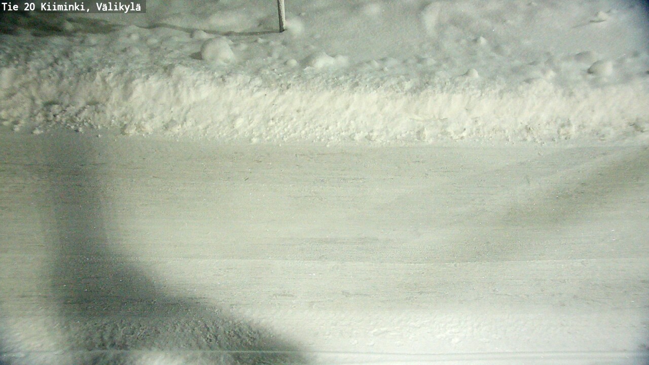 Weather Camera Image Väg 20 Uleåborg Kiiminki, Välikylä, Oulu, Pohjois-Pohjanmaa