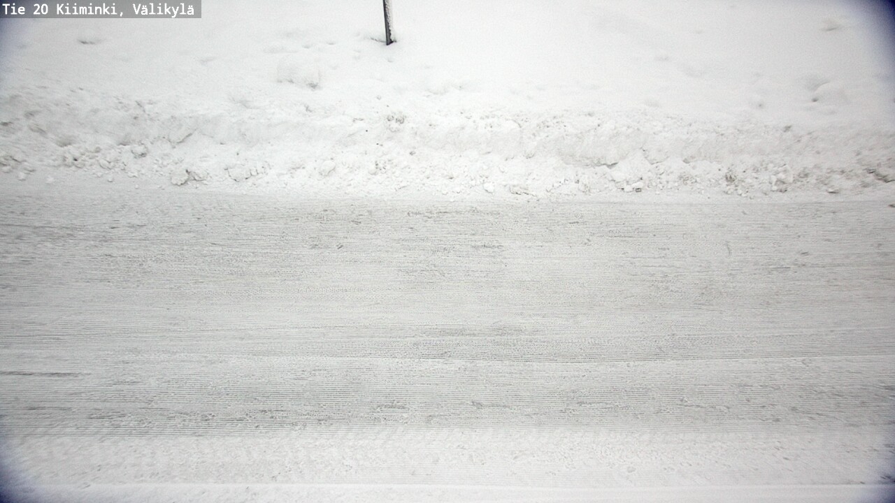 Weather Camera Image Väg 20 Uleåborg Kiiminki, Välikylä, Oulu, Pohjois-Pohjanmaa