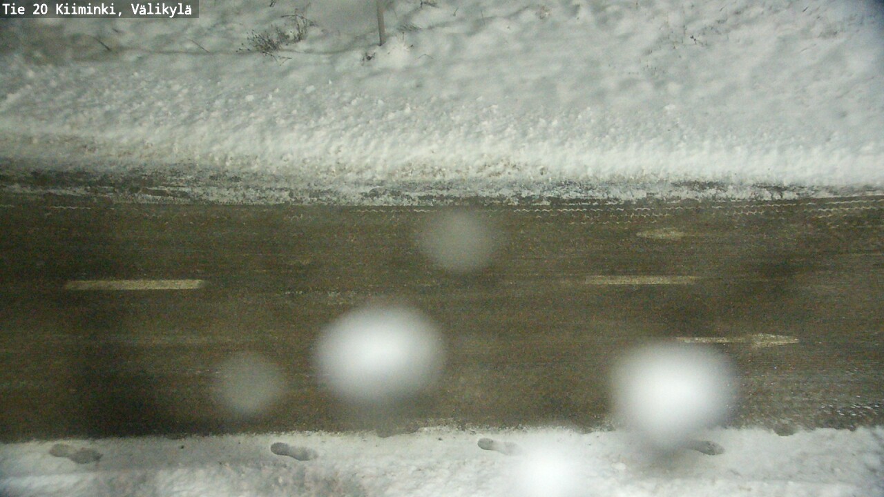 Weather Camera Image Väg 20 Uleåborg Kiiminki, Välikylä, Oulu, Pohjois-Pohjanmaa