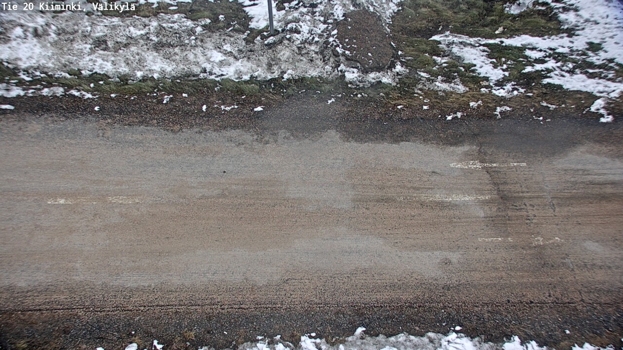 Weather Camera Image Väg 20 Uleåborg Kiiminki, Välikylä, Oulu, Pohjois-Pohjanmaa