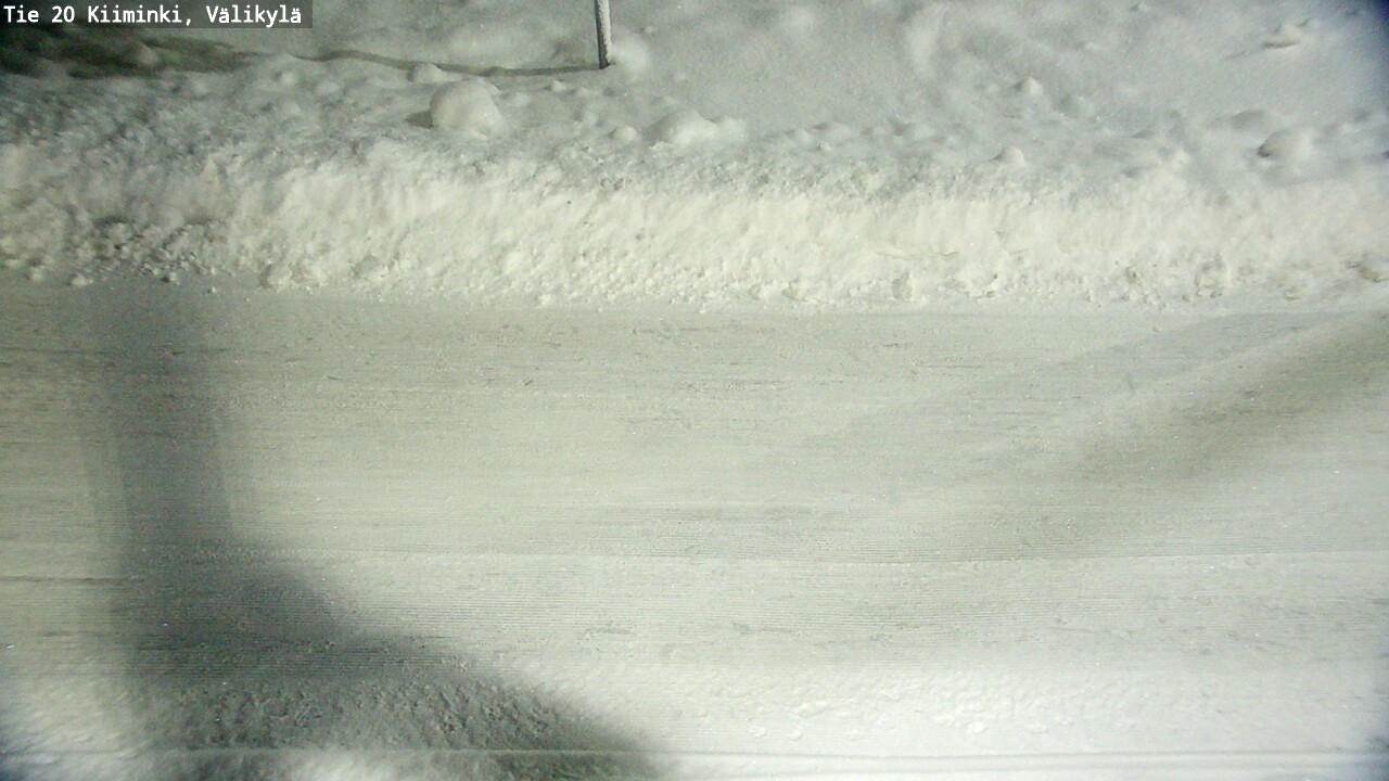 Weather Camera Image Väg 20 Uleåborg Kiiminki, Välikylä, Oulu, Pohjois-Pohjanmaa