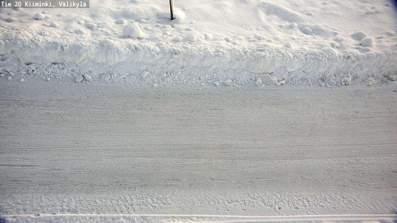Weather Camera Image Väg 20 Uleåborg Kiiminki, Välikylä, Oulu, Pohjois-Pohjanmaa