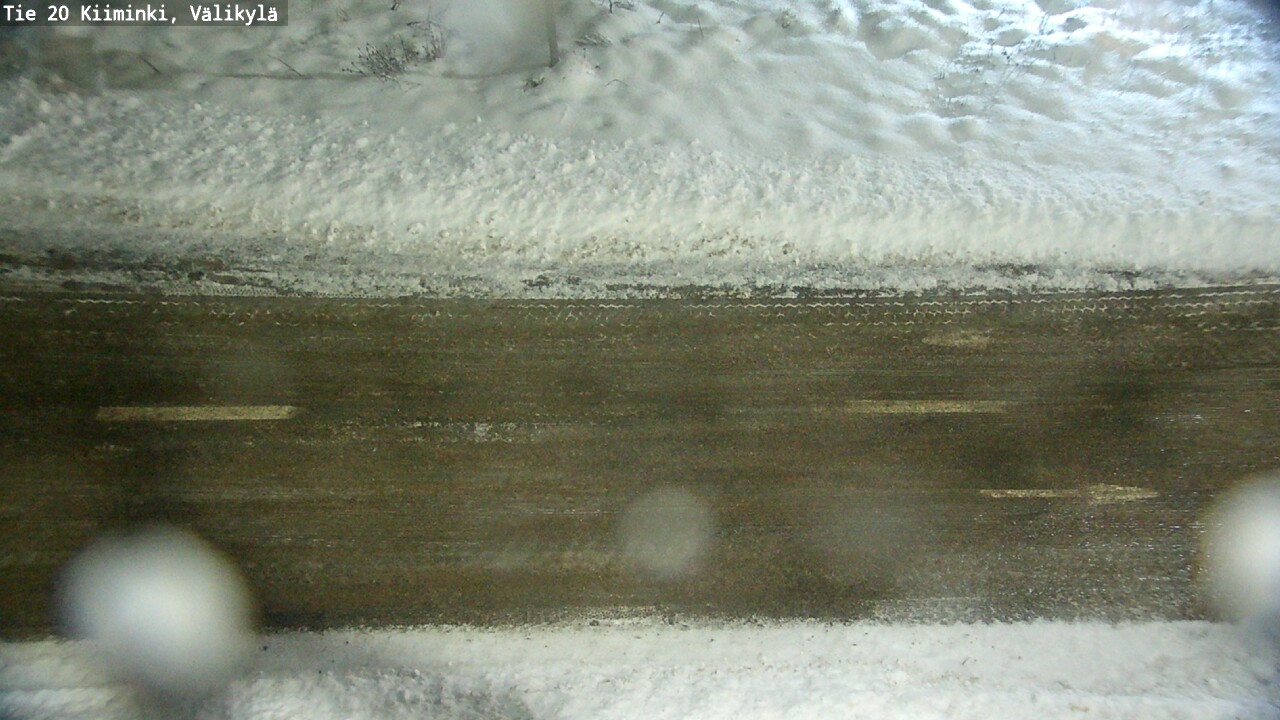 Weather Camera Image Väg 20 Uleåborg Kiiminki, Välikylä, Oulu, Pohjois-Pohjanmaa