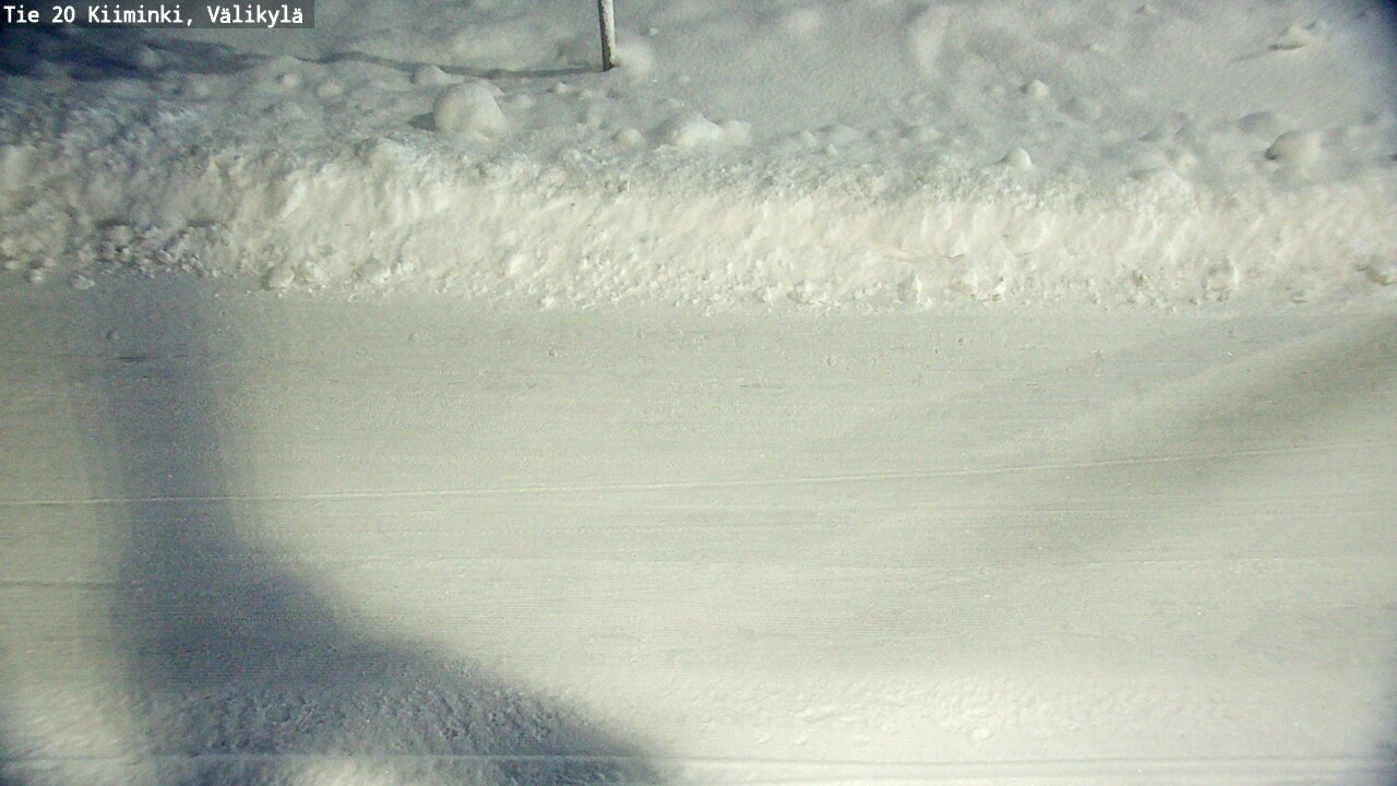 Weather Camera Image Road 20 Oulu Kiiminki, Välikylä, Oulu, Pohjois-Pohjanmaa