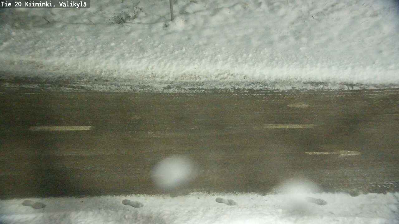 Weather Camera Image Väg 20 Uleåborg Kiiminki, Välikylä, Oulu, Pohjois-Pohjanmaa