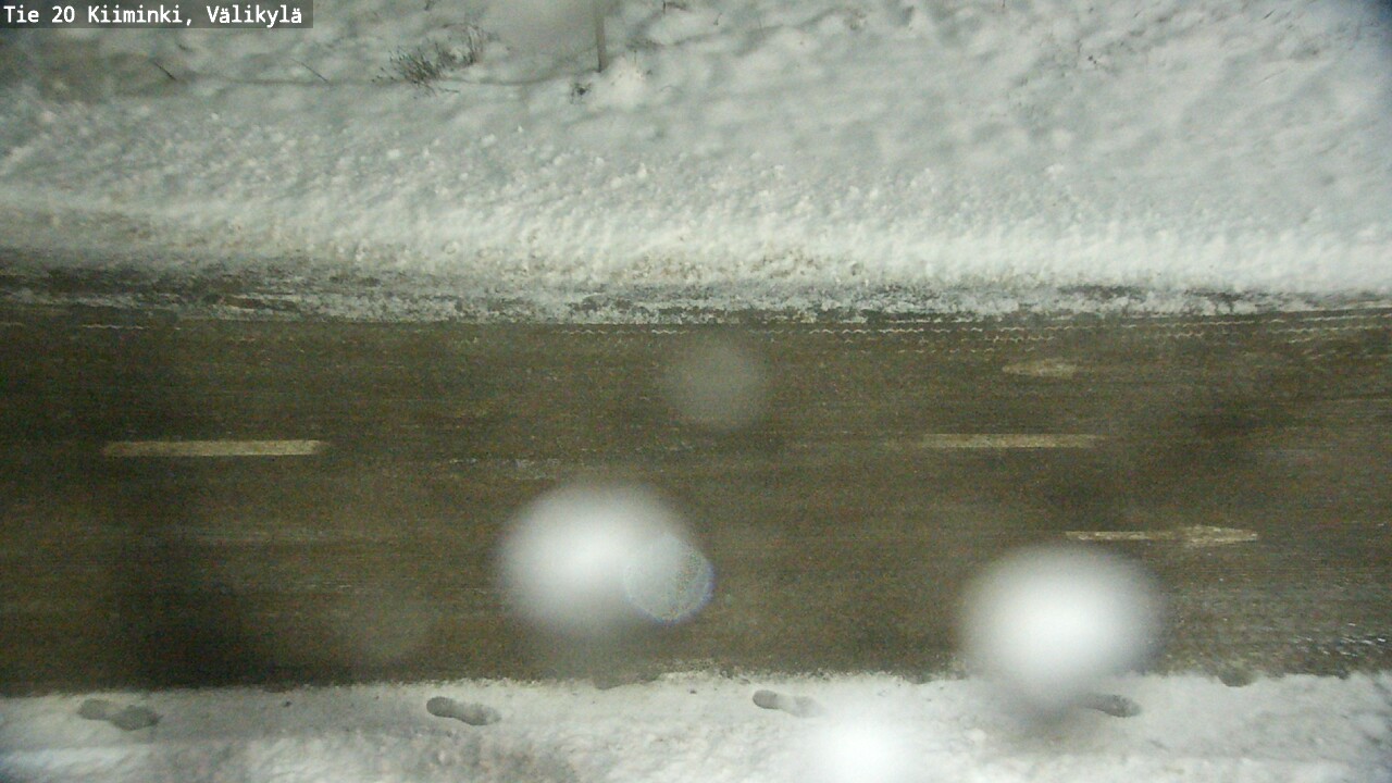 Weather Camera Image Väg 20 Uleåborg Kiiminki, Välikylä, Oulu, Pohjois-Pohjanmaa