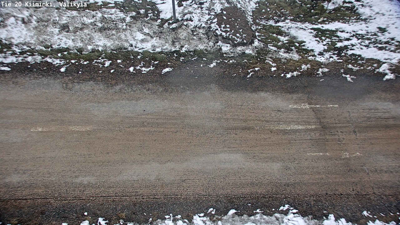 Weather Camera Image Väg 20 Uleåborg Kiiminki, Välikylä, Oulu, Pohjois-Pohjanmaa