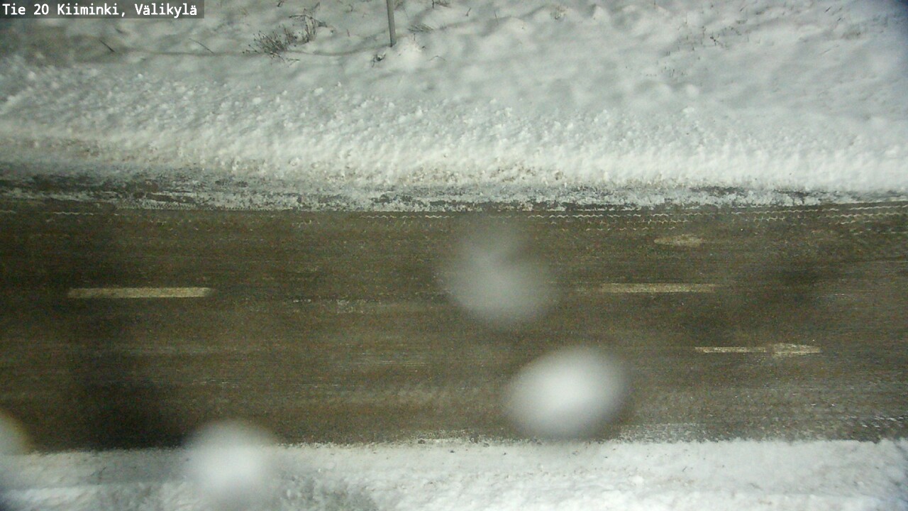 Weather Camera Image Väg 20 Uleåborg Kiiminki, Välikylä, Oulu, Pohjois-Pohjanmaa