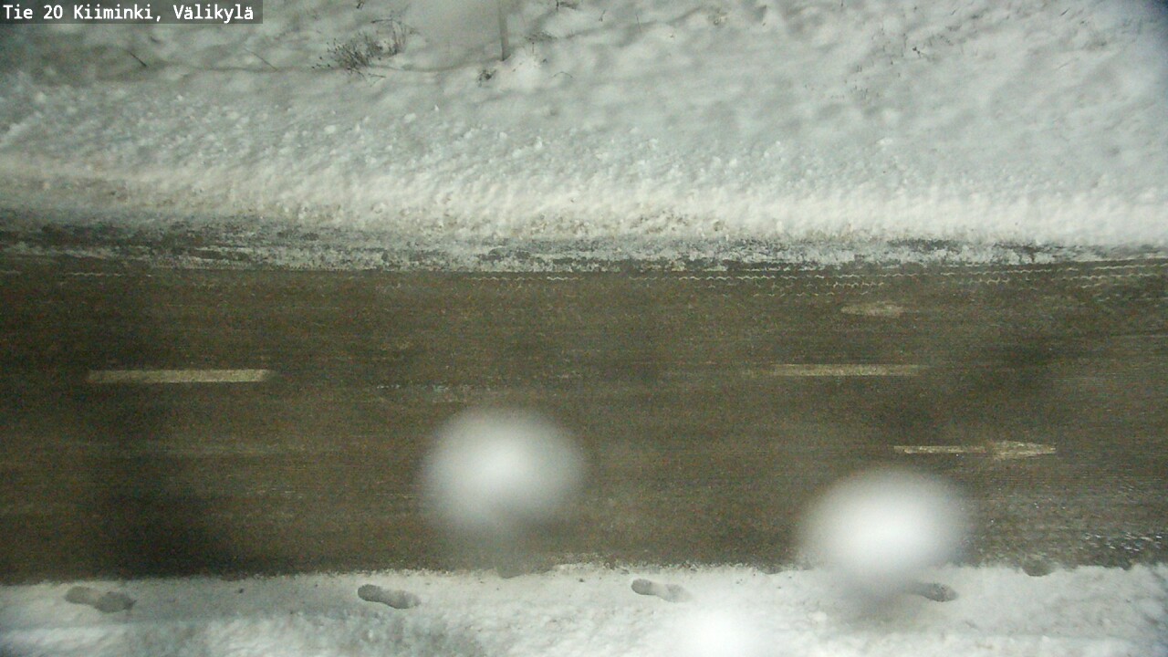 Weather Camera Image Väg 20 Uleåborg Kiiminki, Välikylä, Oulu, Pohjois-Pohjanmaa