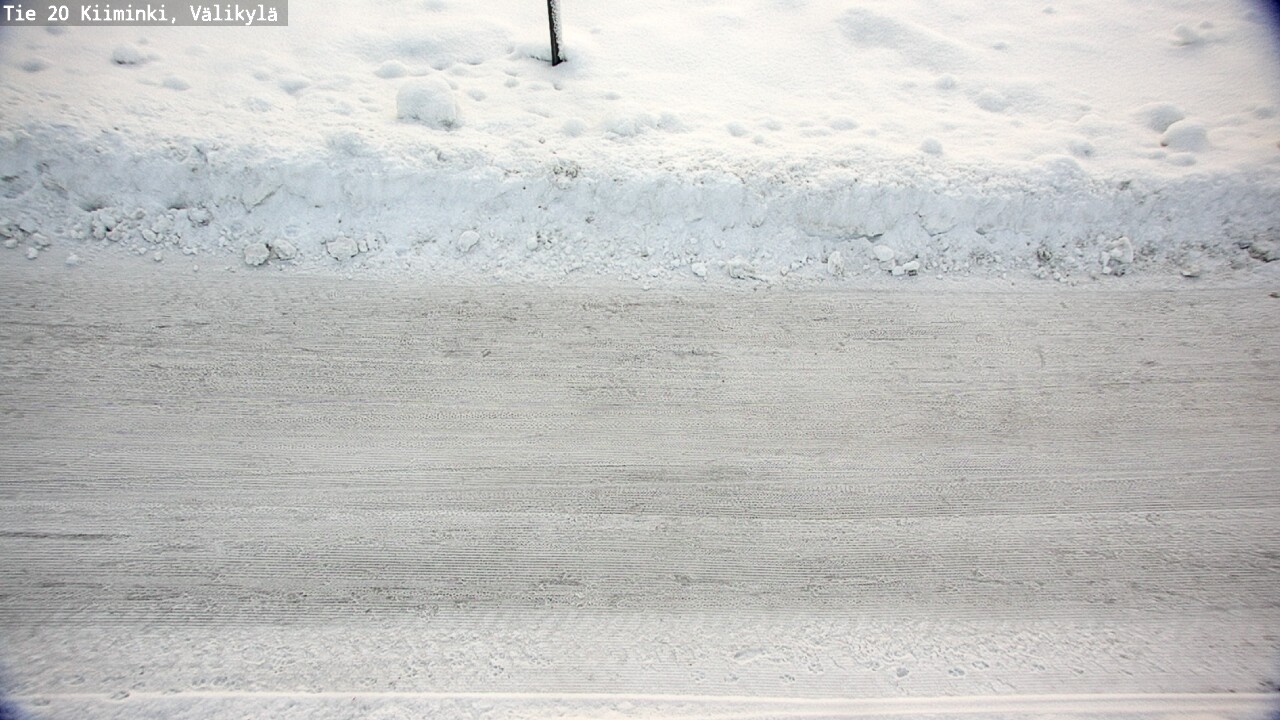 Weather Camera Image Väg 20 Uleåborg Kiiminki, Välikylä, Oulu, Pohjois-Pohjanmaa