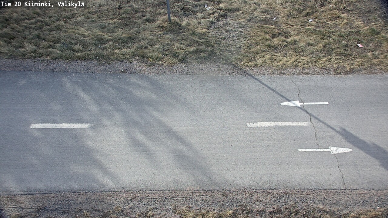 Weather Camera Image Väg 20 Uleåborg Kiiminki, Välikylä, Oulu, Pohjois-Pohjanmaa