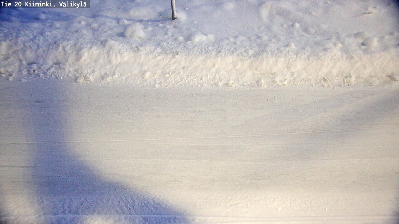 Weather Camera Image Road 20 Oulu Kiiminki, Välikylä, Oulu, Pohjois-Pohjanmaa