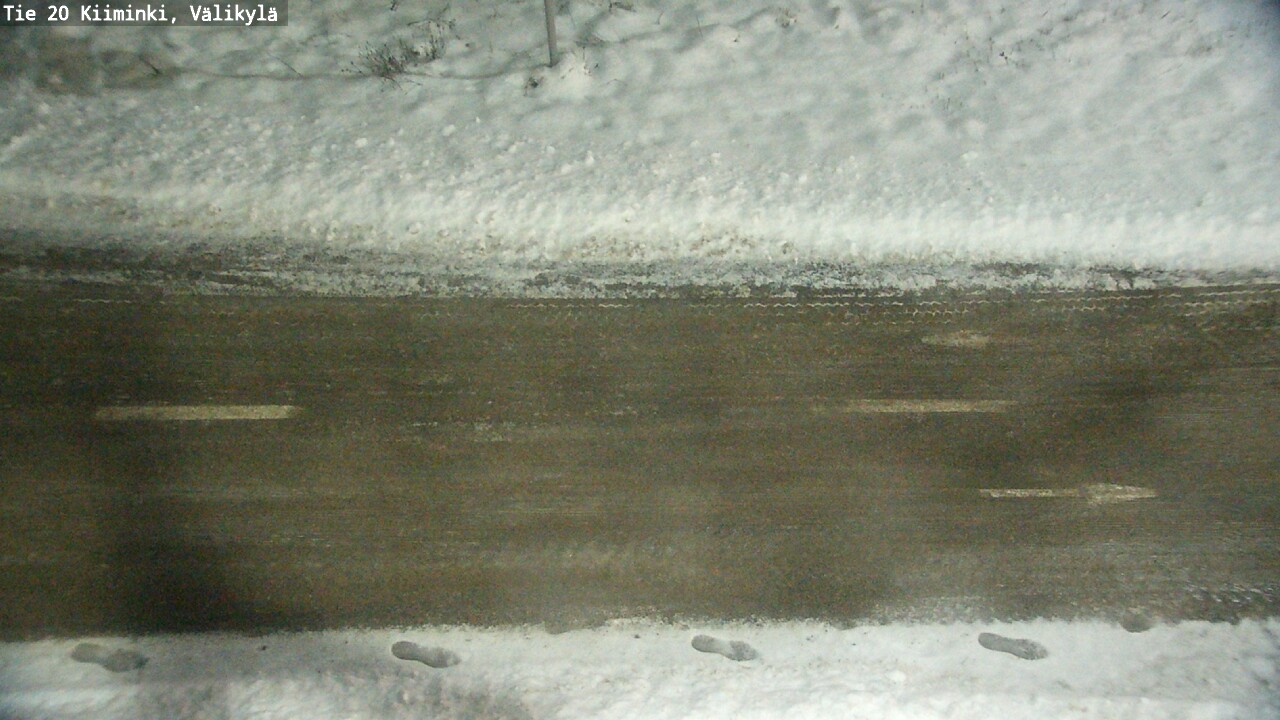 Weather Camera Image Väg 20 Uleåborg Kiiminki, Välikylä, Oulu, Pohjois-Pohjanmaa