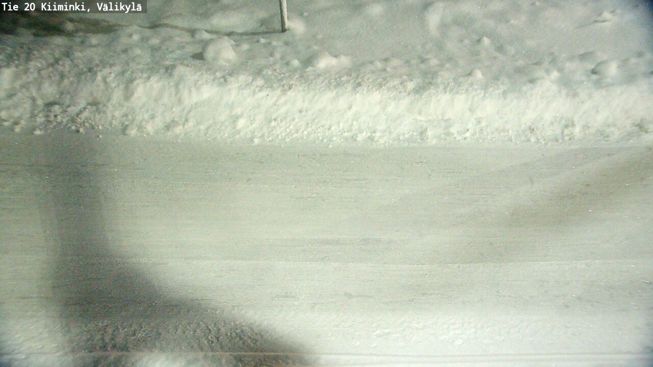 Weather Camera Image Väg 20 Uleåborg Kiiminki, Välikylä, Oulu, Pohjois-Pohjanmaa