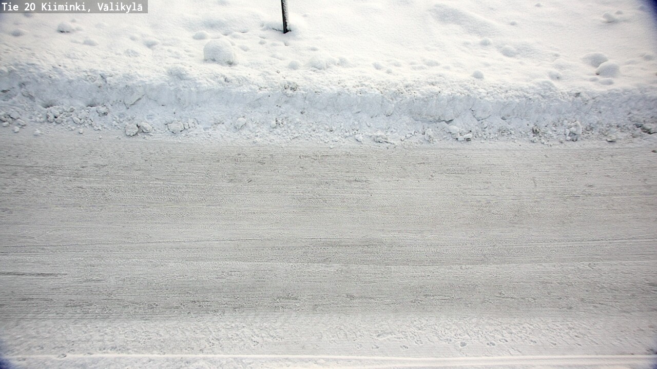 Weather Camera Image Väg 20 Uleåborg Kiiminki, Välikylä, Oulu, Pohjois-Pohjanmaa