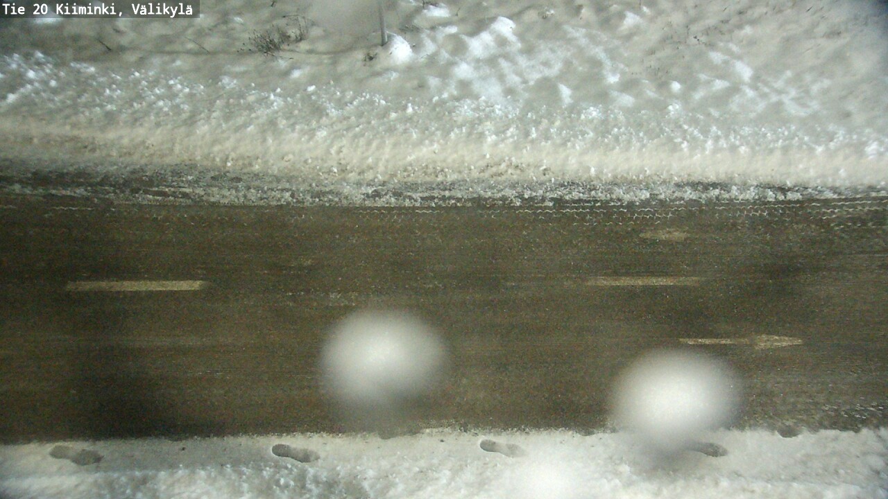 Weather Camera Image Väg 20 Uleåborg Kiiminki, Välikylä, Oulu, Pohjois-Pohjanmaa