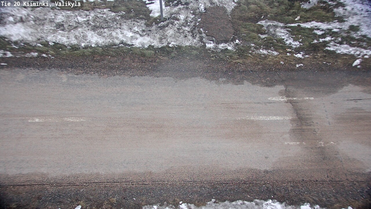 Weather Camera Image Väg 20 Uleåborg Kiiminki, Välikylä, Oulu, Pohjois-Pohjanmaa