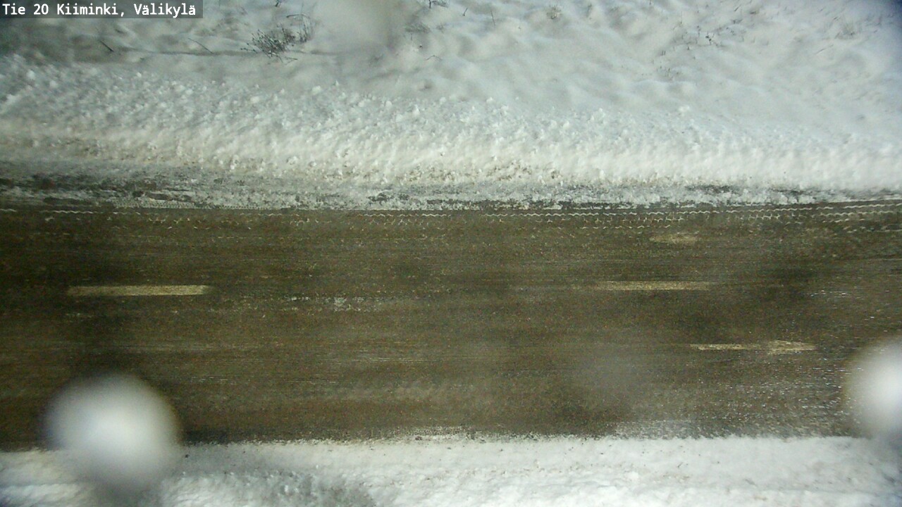 Weather Camera Image Väg 20 Uleåborg Kiiminki, Välikylä, Oulu, Pohjois-Pohjanmaa