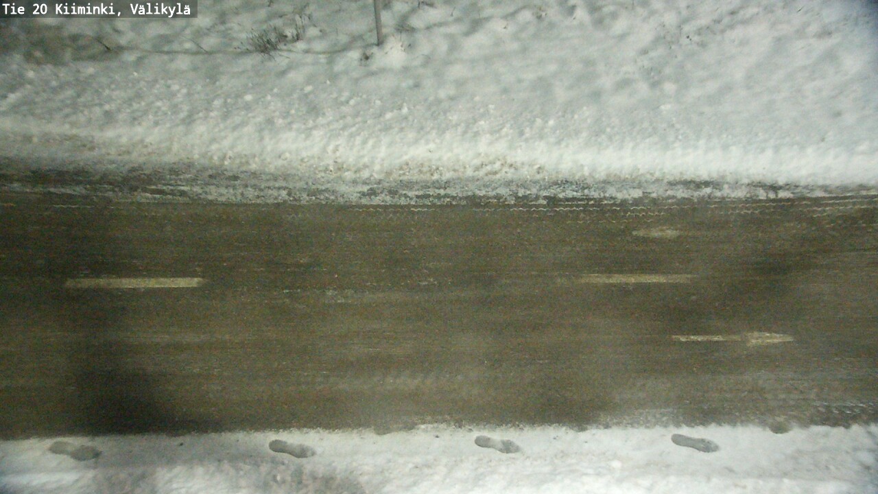 Weather Camera Image Väg 20 Uleåborg Kiiminki, Välikylä, Oulu, Pohjois-Pohjanmaa