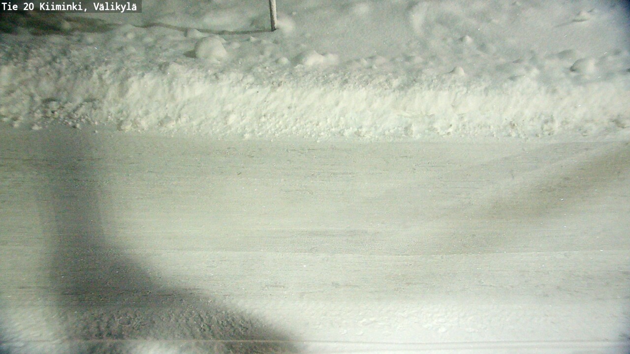 Weather Camera Image Väg 20 Uleåborg Kiiminki, Välikylä, Oulu, Pohjois-Pohjanmaa