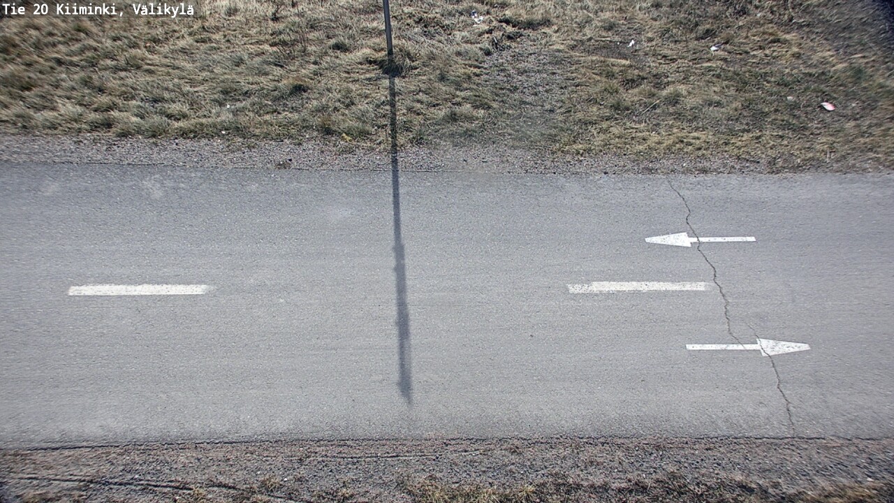 Weather Camera Image Väg 20 Uleåborg Kiiminki, Välikylä, Oulu, Pohjois-Pohjanmaa