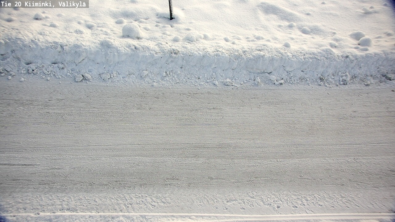 Weather Camera Image Väg 20 Uleåborg Kiiminki, Välikylä, Oulu, Pohjois-Pohjanmaa