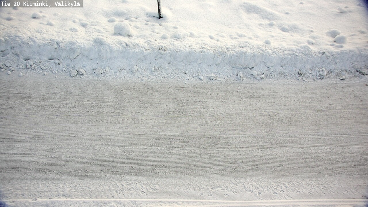Weather Camera Image Väg 20 Uleåborg Kiiminki, Välikylä, Oulu, Pohjois-Pohjanmaa