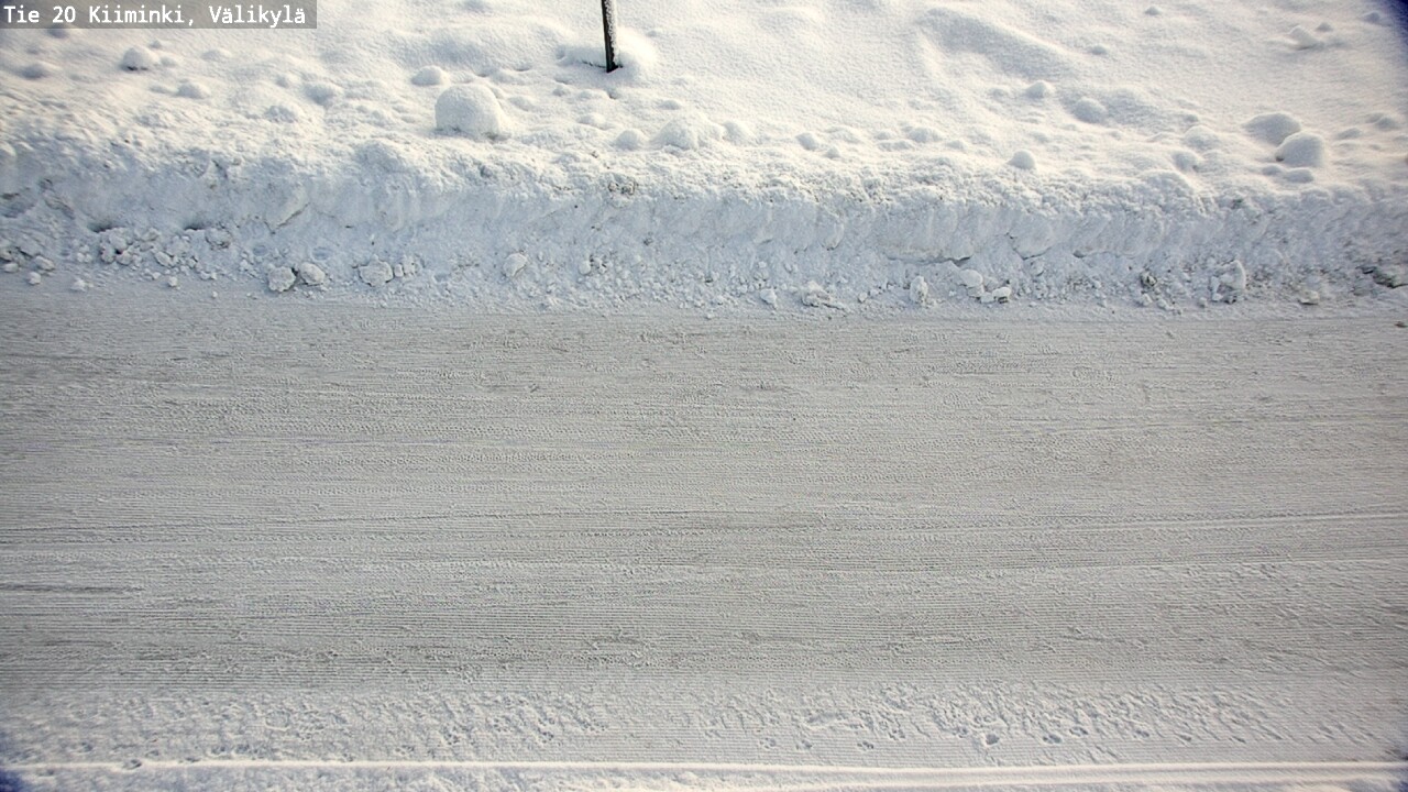 Weather Camera Image Väg 20 Uleåborg Kiiminki, Välikylä, Oulu, Pohjois-Pohjanmaa
