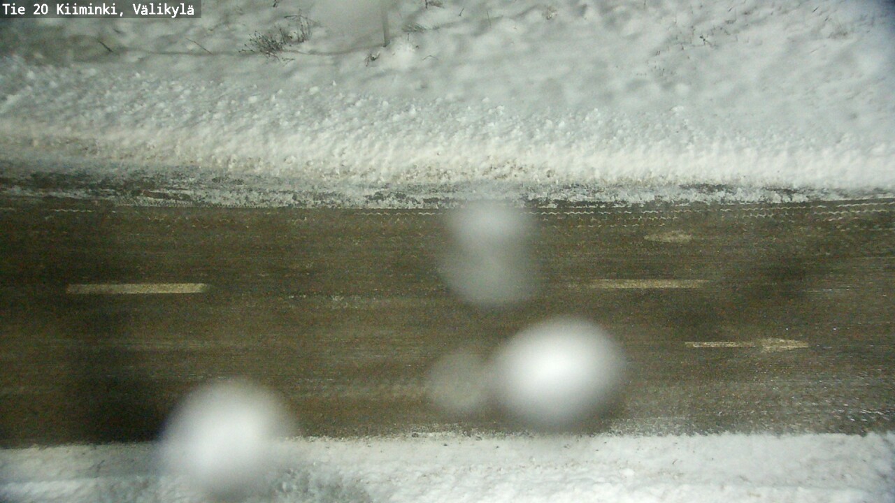 Weather Camera Image Väg 20 Uleåborg Kiiminki, Välikylä, Oulu, Pohjois-Pohjanmaa