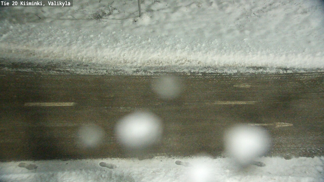 Weather Camera Image Väg 20 Uleåborg Kiiminki, Välikylä, Oulu, Pohjois-Pohjanmaa
