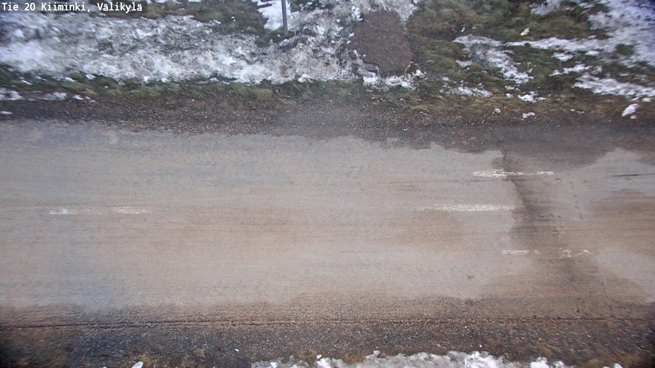 Weather Camera Image Väg 20 Uleåborg Kiiminki, Välikylä, Oulu, Pohjois-Pohjanmaa