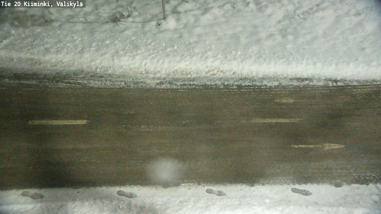 Weather Camera Image Väg 20 Uleåborg Kiiminki, Välikylä, Oulu, Pohjois-Pohjanmaa